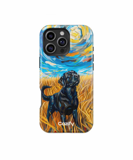 Joyful Canine in Golden Fields iPhone case Case Cazify - Delivery Canada