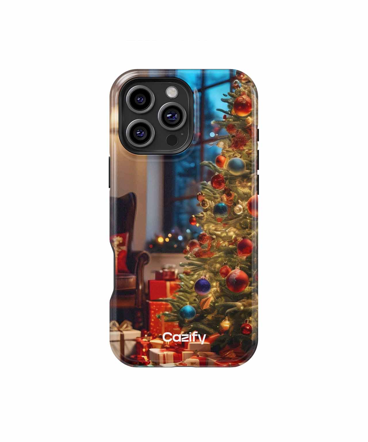 Joyful Christmas Tree Surprise iPhone case Case Cazify - Delivery Canada