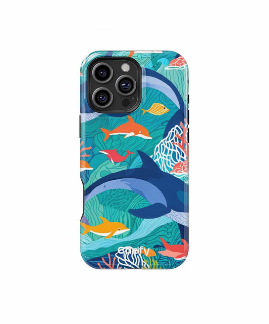 Joyful Ocean Dance Party iPhone case Case Cazify - Delivery Canada