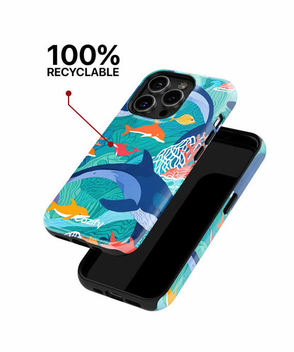 Joyful Ocean Dance Party iPhone case Case Cazify - Delivery Canada