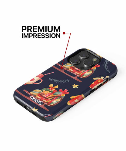 Joyful Sleigh Ride with Gifts Galore iPhone case Case Cazify - Delivery Canada