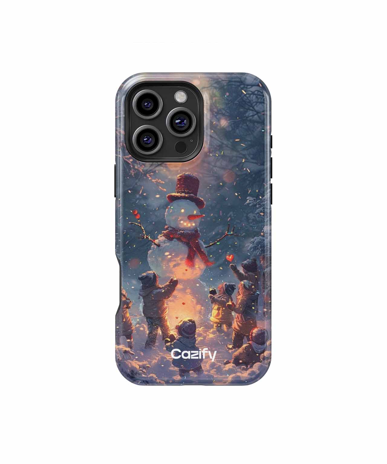 Joyful Snowman Dance Party iPhone case Case Cazify - Delivery Canada