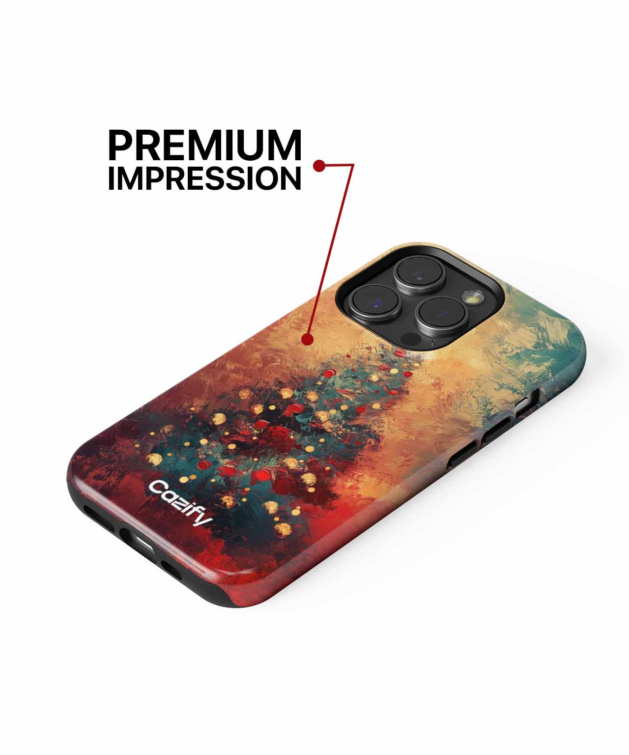 Joyful Whimsical Christmas Tree Delight iPhone case Case Cazify - Delivery Canada