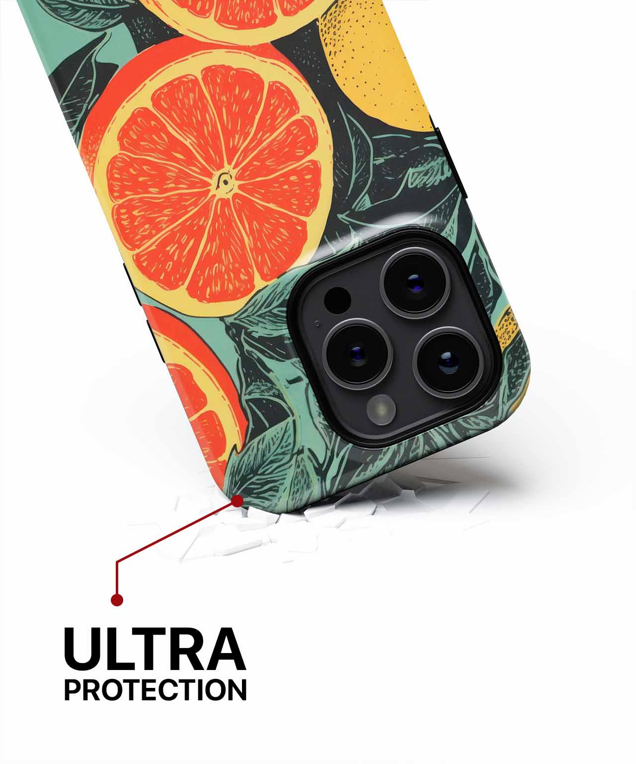 Juicy Citrus Delight Surrounded by Leaves iPhone case Case Cazify - Delivery Canada