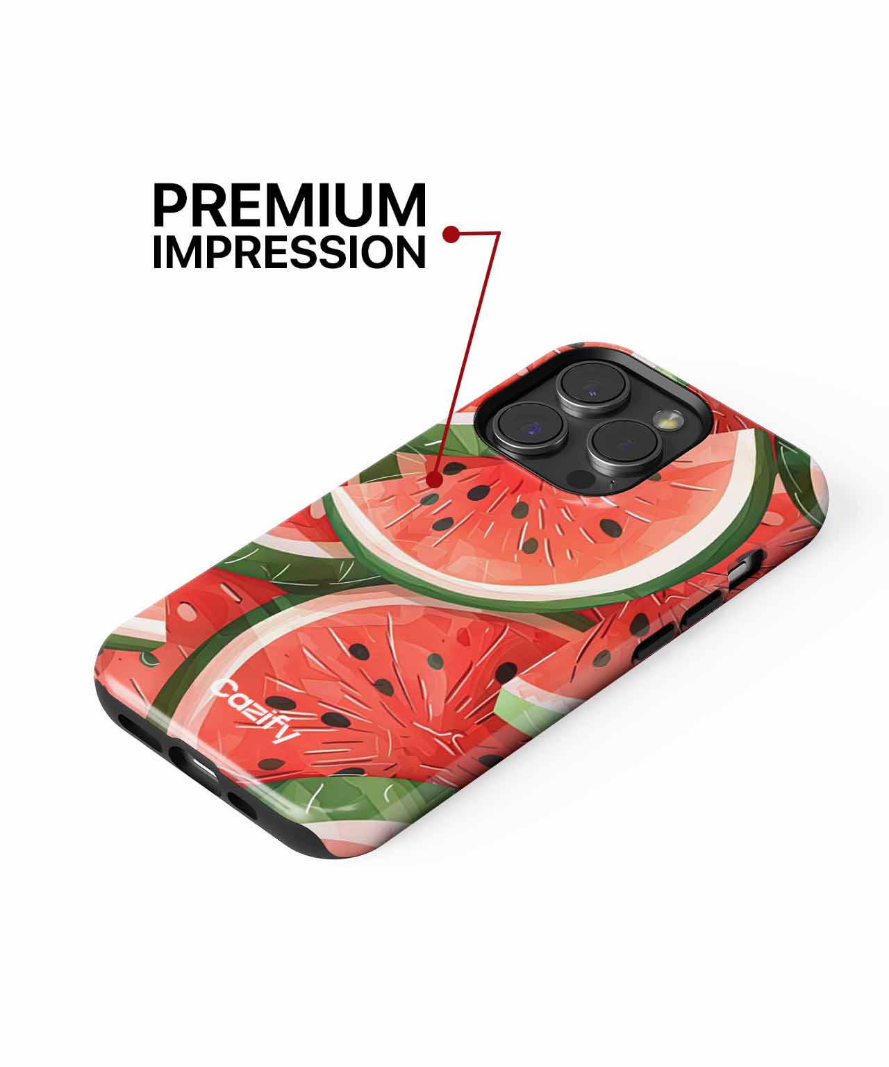 Juicy Summertime Watermelon Delight iPhone case Case Cazify - Delivery Canada