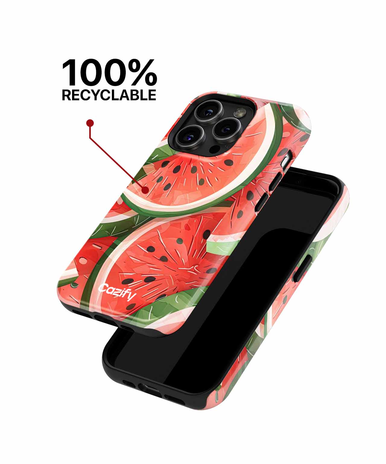 Juicy Summertime Watermelon Delight iPhone case Case Cazify - Delivery Canada