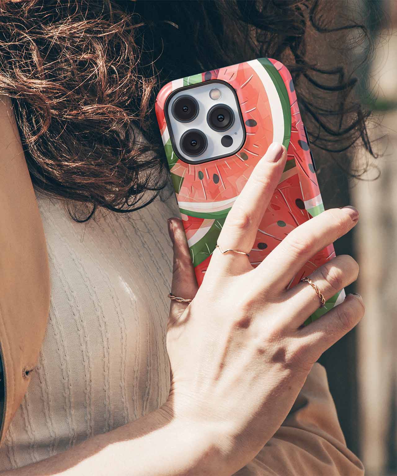 Juicy Summertime Watermelon Delight iPhone case Case Cazify - Delivery Canada