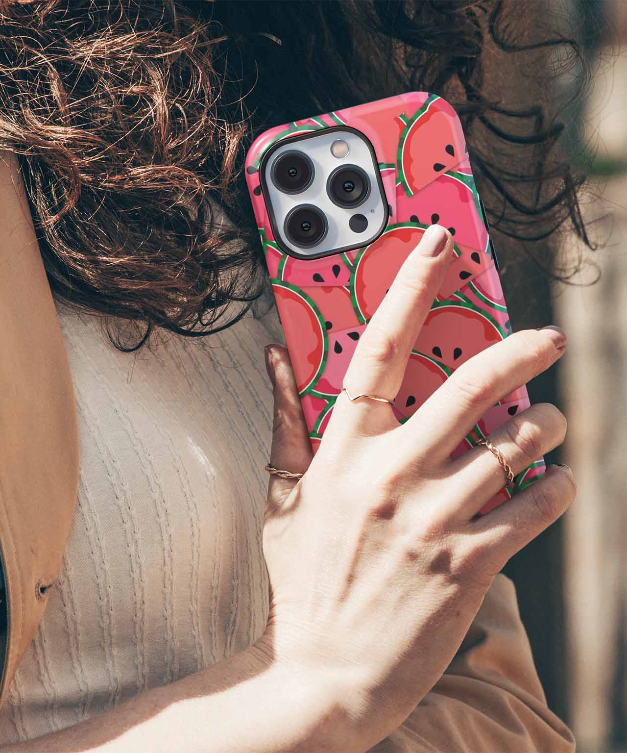 Juicy watermelons making summer fun iPhone case Case Cazify - Delivery Canada