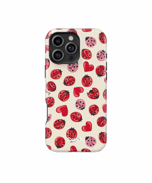 Ladybug Love Heart Parade iPhone case Case Cazify - Delivery Canada