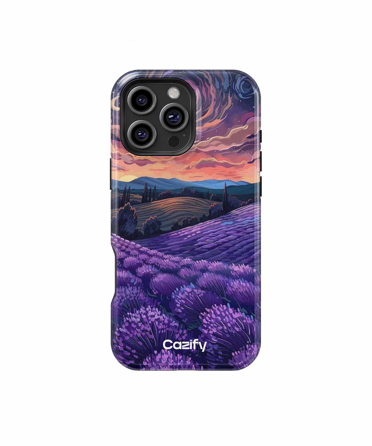 Lavender Dreamy Night Sky Blossoms iPhone case Case Cazify - Delivery Canada