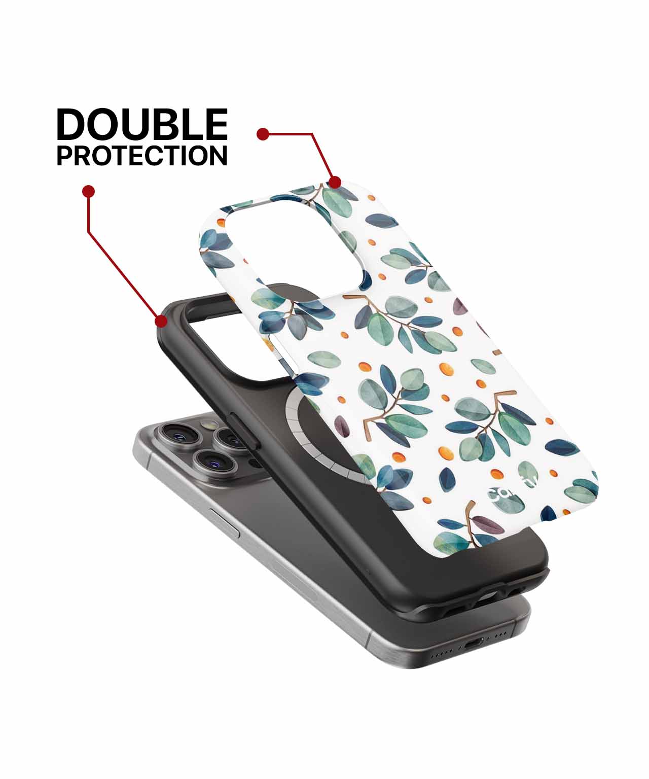 Leafy Whimsical Dance of Nature iPhone case Case Cazify - Delivery Canada