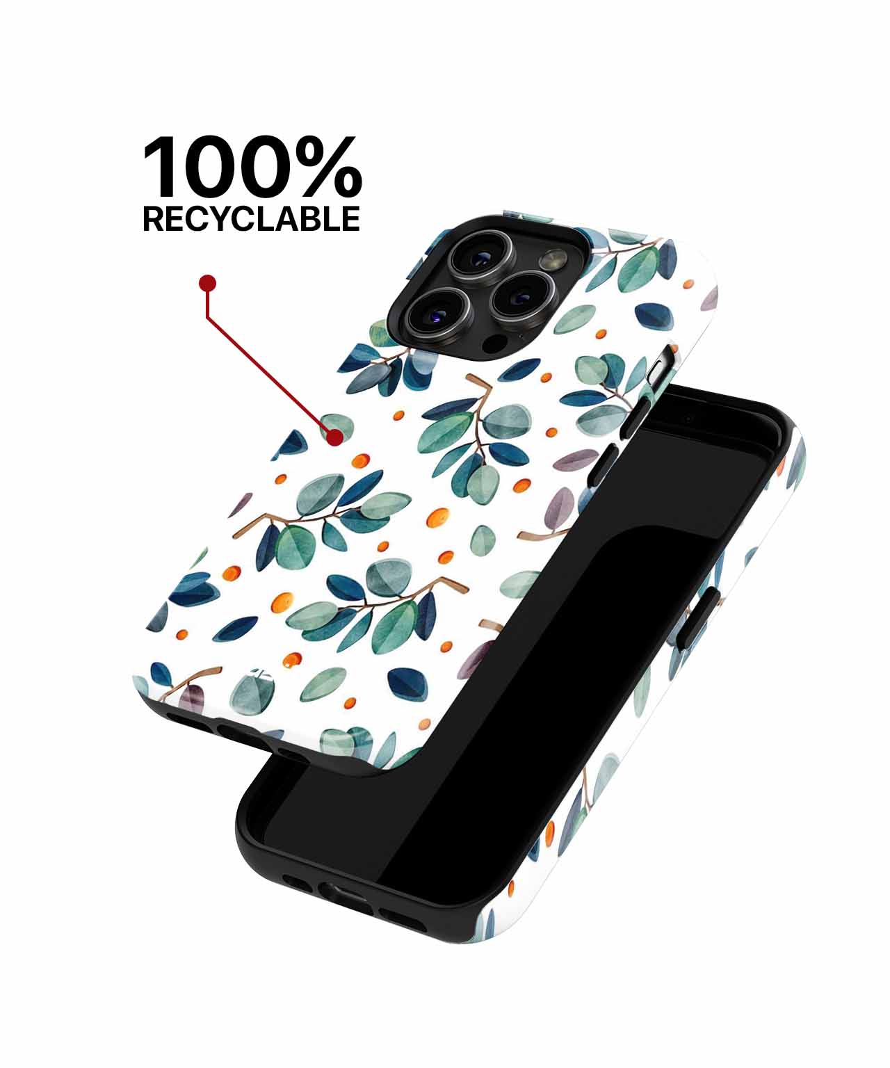 Leafy Whimsical Dance of Nature iPhone case Case Cazify - Delivery Canada