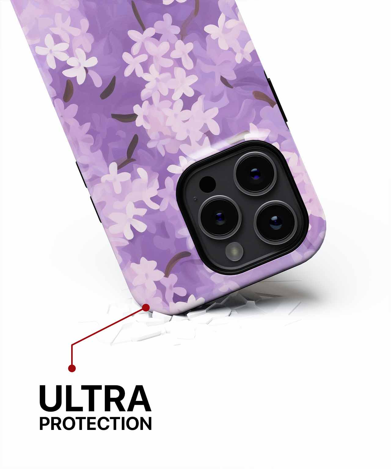 Lilac Dreamy Floral Adventure iPhone case Case Cazify - Delivery Canada