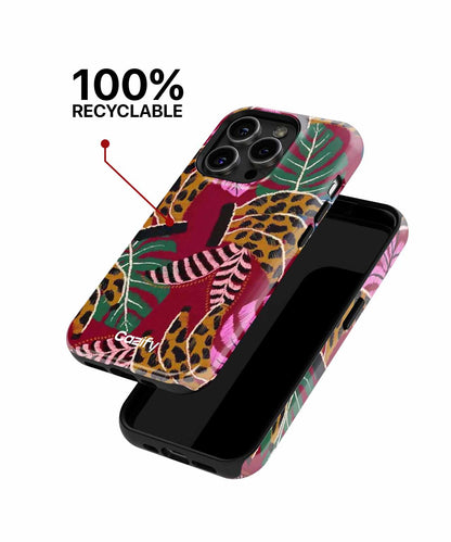 Lively Jungle Party Vibes iPhone case Case Cazify - Delivery Canada