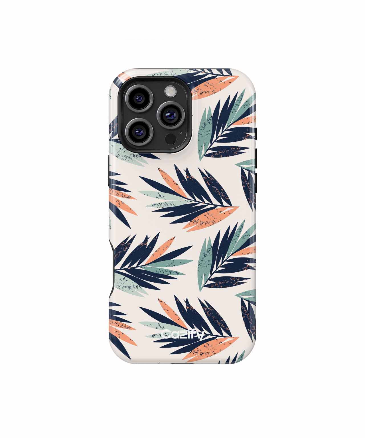 Lively Tropical Leafy Vibes iPhone case Case Cazify - Delivery Canada