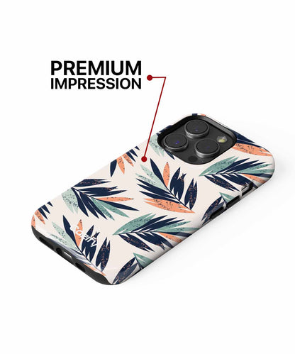 Lively Tropical Leafy Vibes iPhone case Case Cazify - Delivery Canada