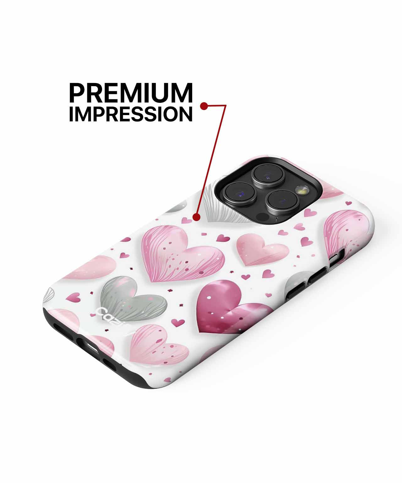 Loving Heart Parade of Joy iPhone case Case Cazify - Delivery Canada
