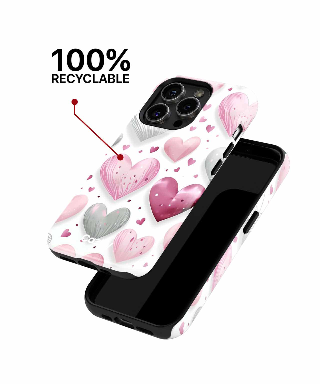 Loving Heart Parade of Joy iPhone case Case Cazify - Delivery Canada