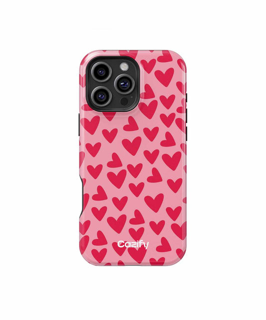 Loving Hearts Everywhere Pink Dream iPhone case Case Cazify - Delivery Canada