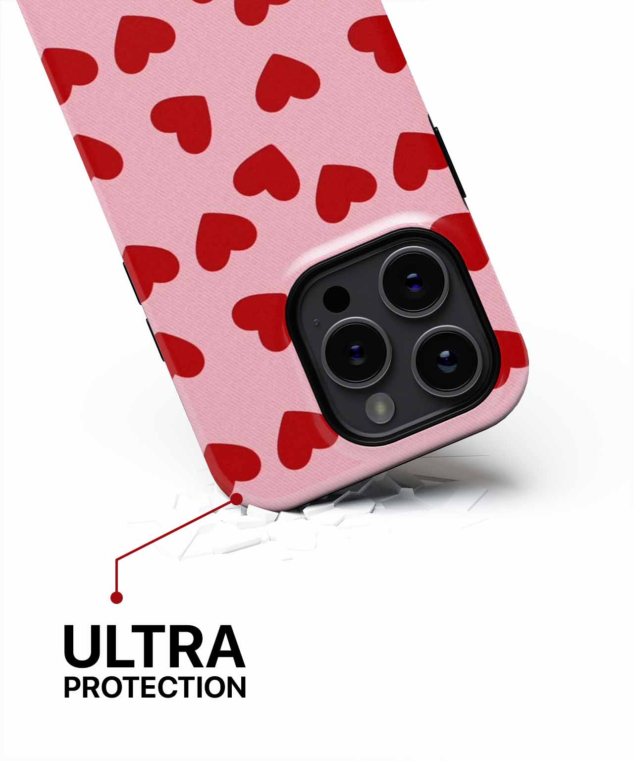 Loving Hearts on Pink Playground iPhone case Case Cazify - Delivery Canada