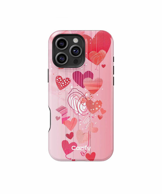 Loving Hearts Swinging in Romance iPhone case Case Cazify - Delivery Canada