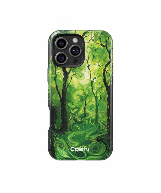 Lush Green Forest Dance iPhone case Case Cazify - Delivery Canada