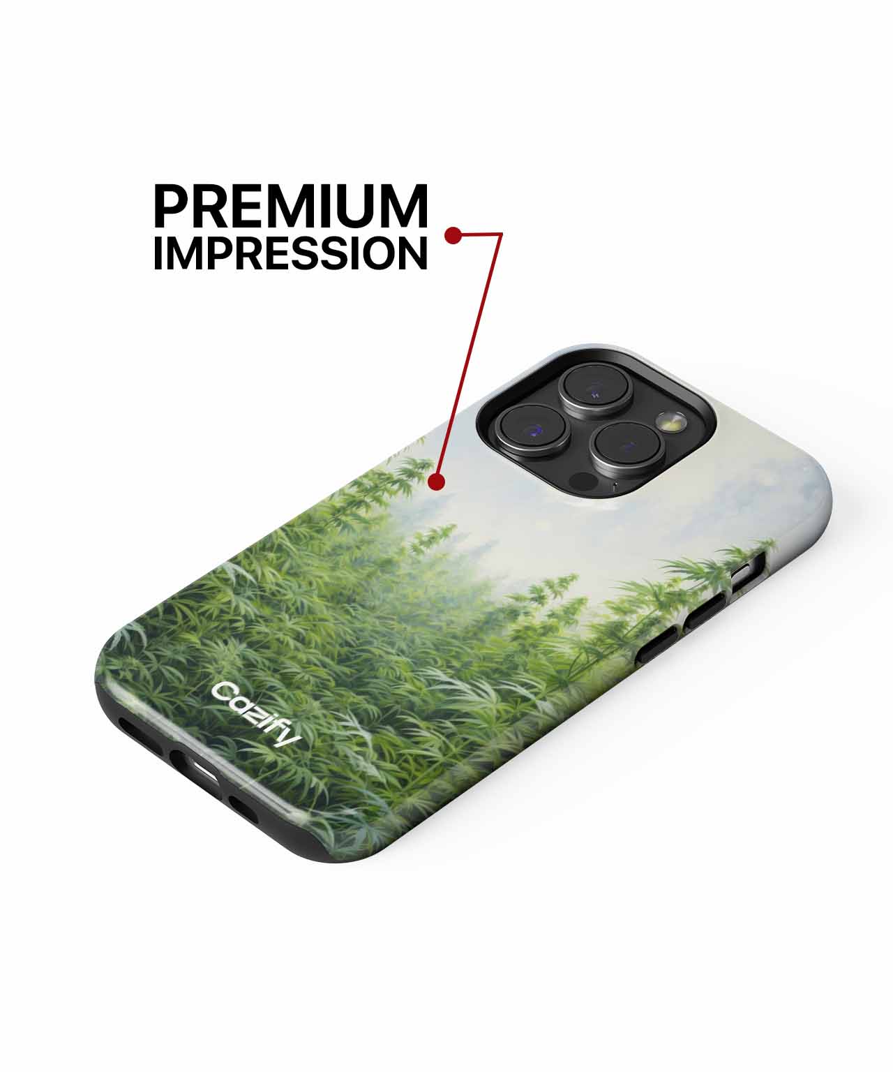 Lush Green Garden of Giggles iPhone case Case Cazify - Delivery Canada