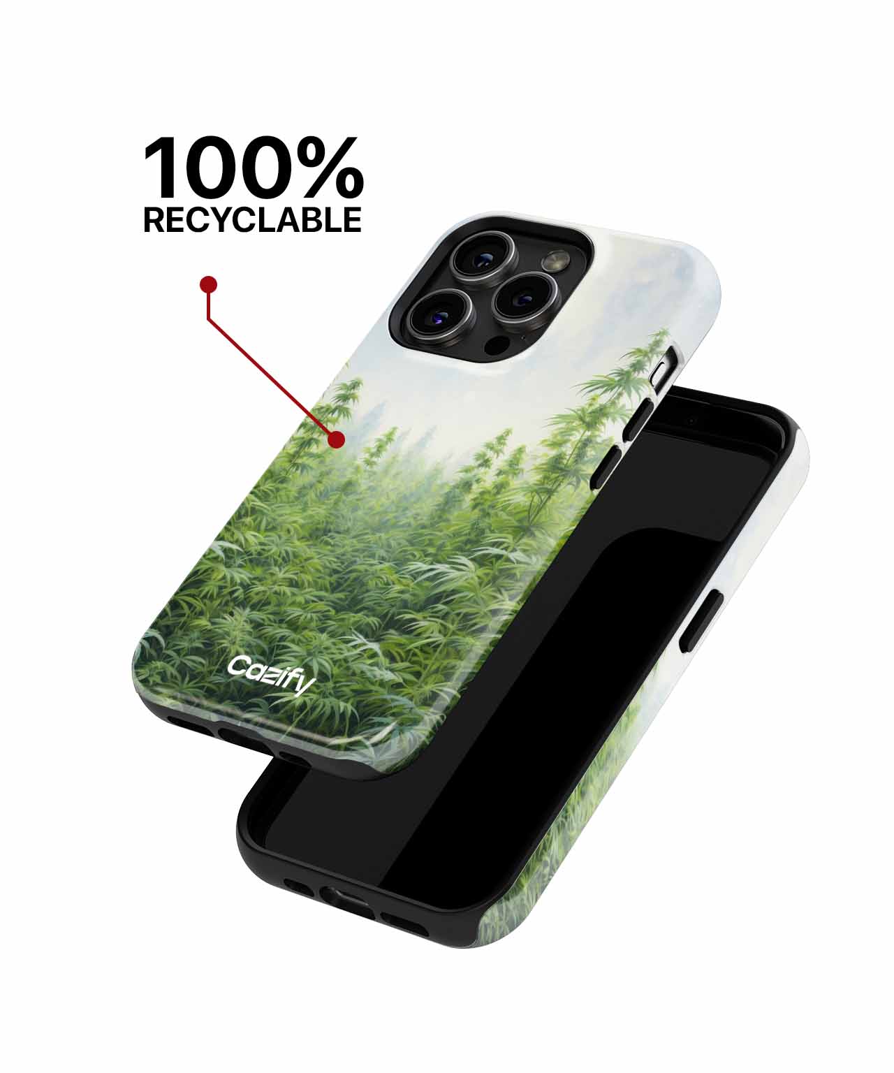 Lush Green Garden of Giggles iPhone case Case Cazify - Delivery Canada