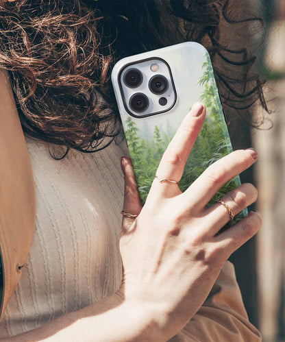Lush Green Garden of Giggles iPhone case Case Cazify - Delivery Canada
