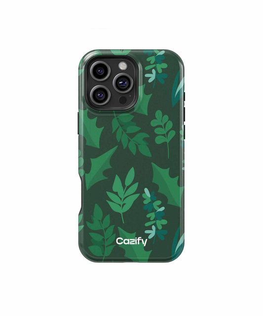 Lush Leafy Wonderland of Greens iPhone case Case Cazify - Delivery Canada