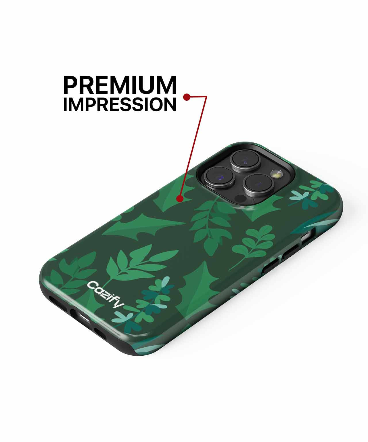 Lush Leafy Wonderland of Greens iPhone case Case Cazify - Delivery Canada