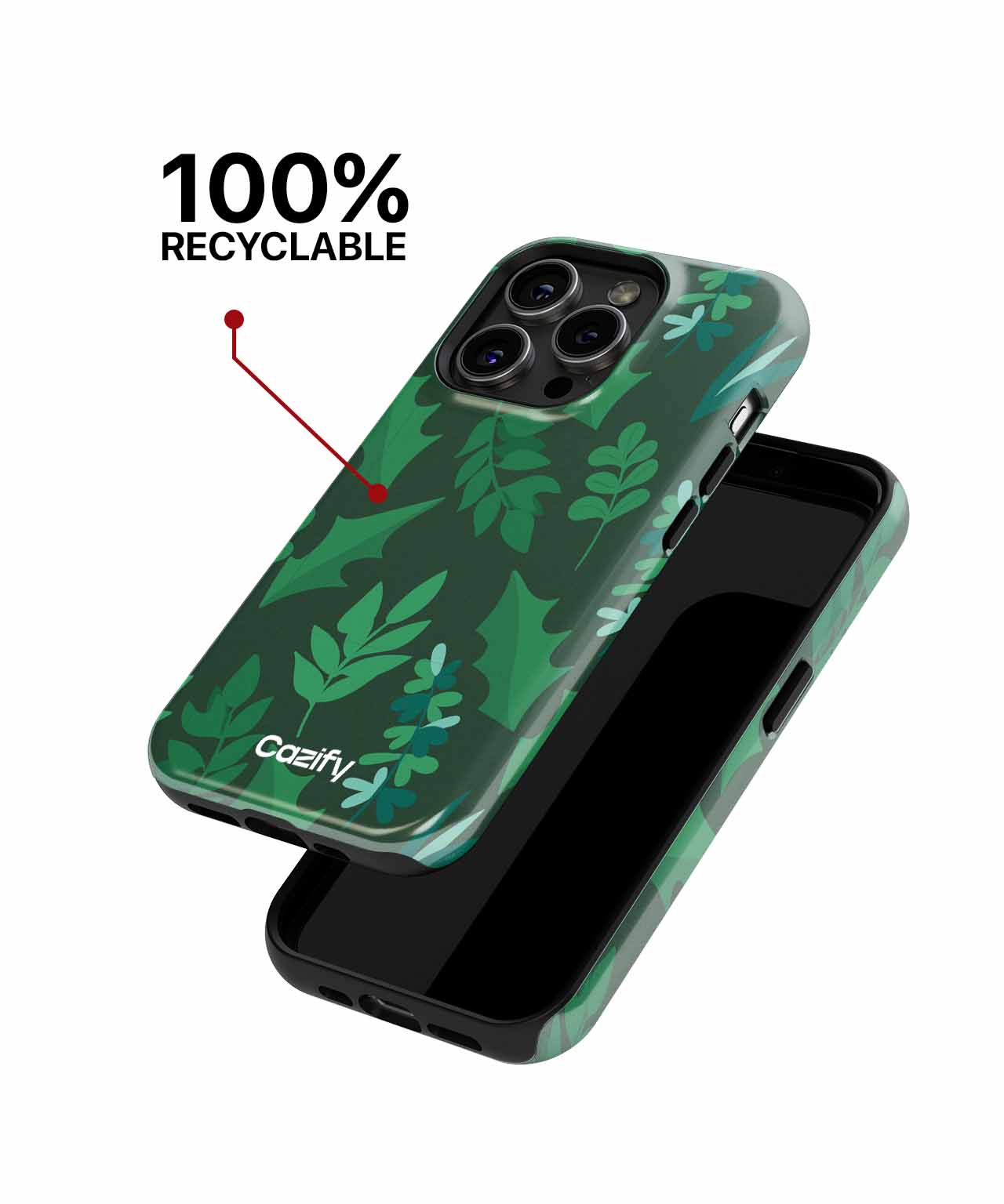 Lush Leafy Wonderland of Greens iPhone case Case Cazify - Delivery Canada