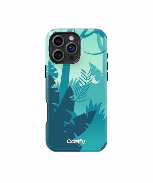 Lush Tropical Jungle Adventure iPhone case Case Cazify - Delivery Canada