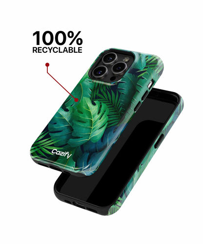 Lush Tropical Jungle Party iPhone case Case Cazify - Delivery Canada