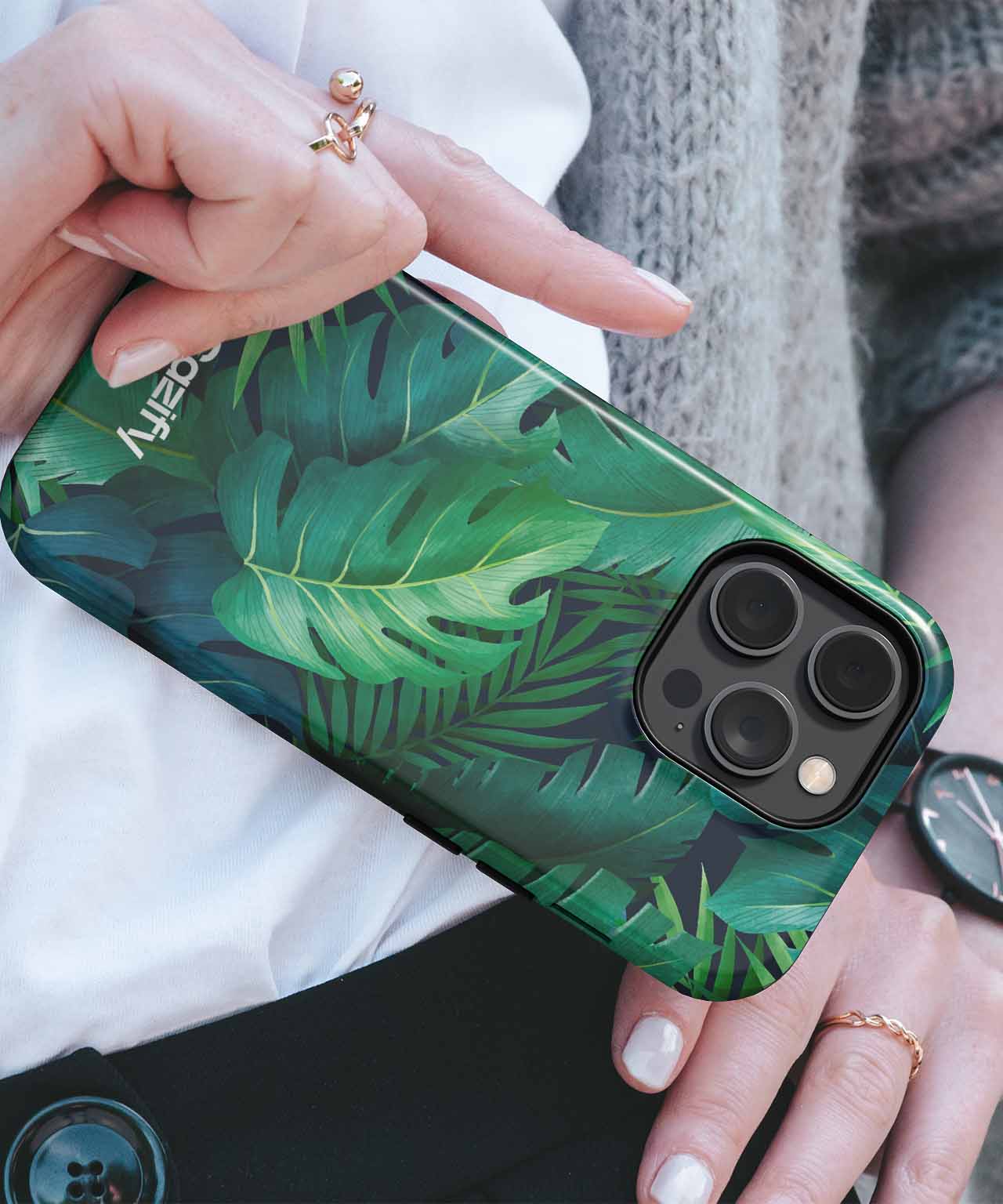 Lush Tropical Jungle Party iPhone case Case Cazify - Delivery Canada