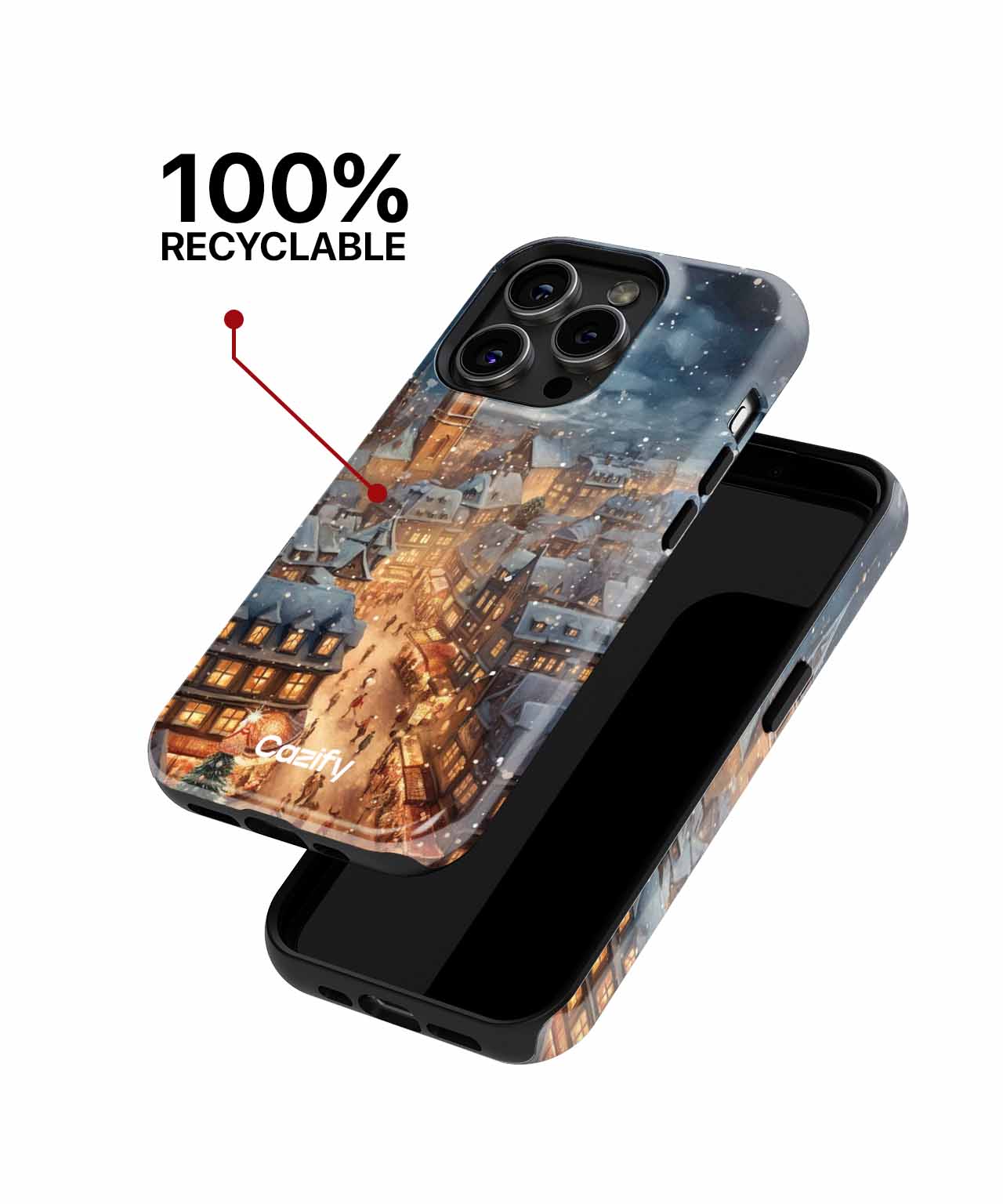 Magical Winter Wonderland Under Snow iPhone case Case Cazify - Delivery Canada