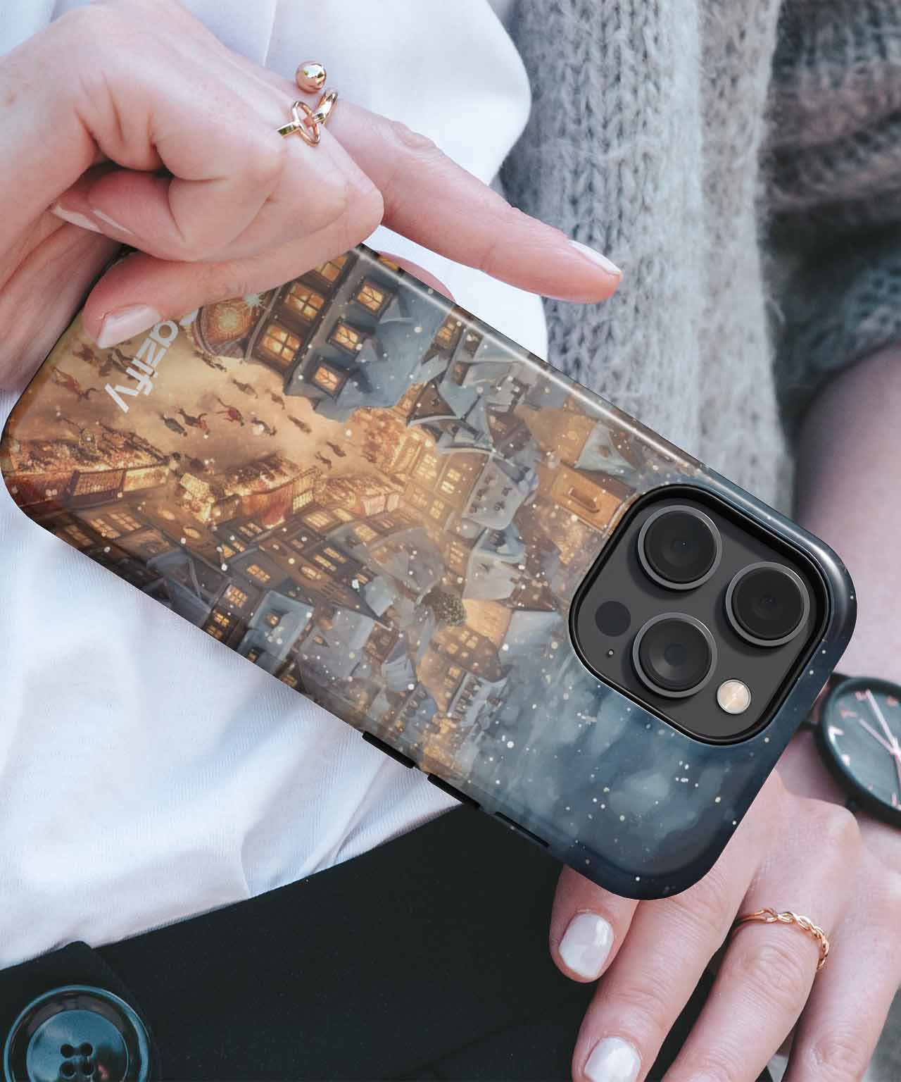 Magical Winter Wonderland Under Snow iPhone case Case Cazify - Delivery Canada