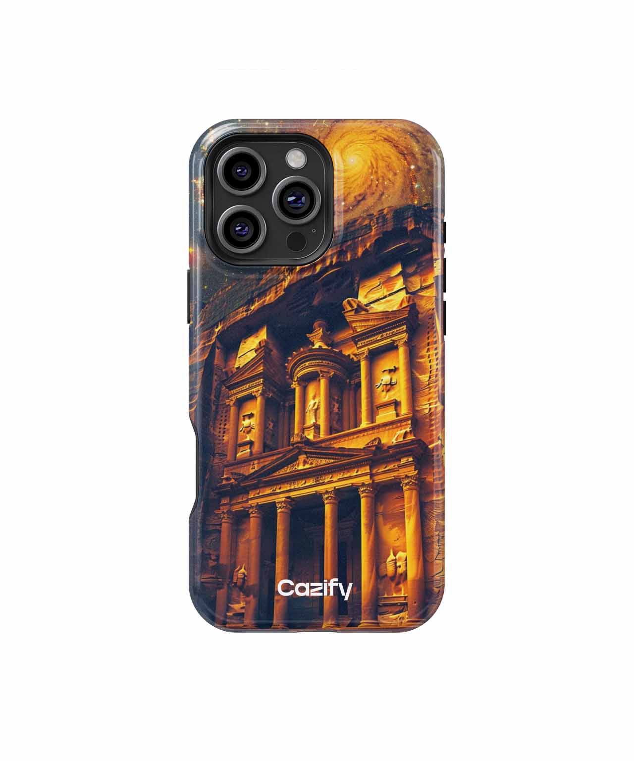 Majestic Ancient City Meets Cosmic Wonder iPhone case Case Cazify - Delivery Canada