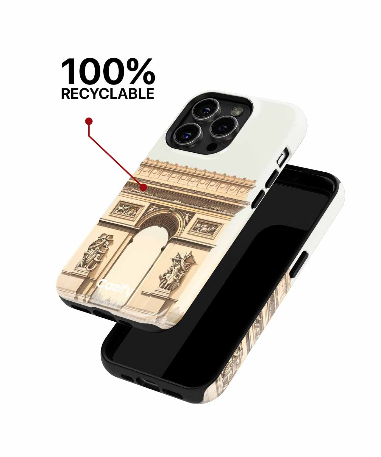 Majestic Arch of Triumph and Tales iPhone case Case Cazify - Delivery Canada