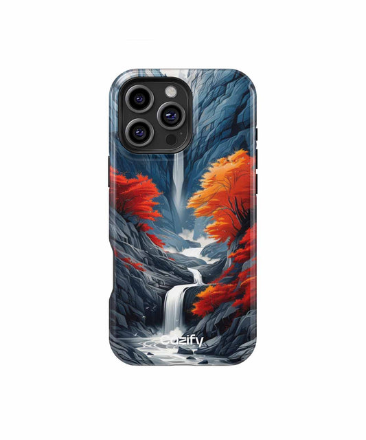 Majestic Autumn Waterfall Scene iPhone case Case Cazify - Delivery Canada