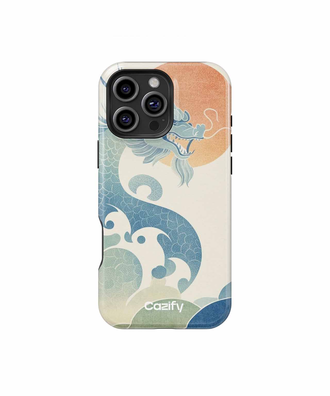 Majestic Blue Dragon Rising from Waves iPhone case Case Cazify - Delivery Canada