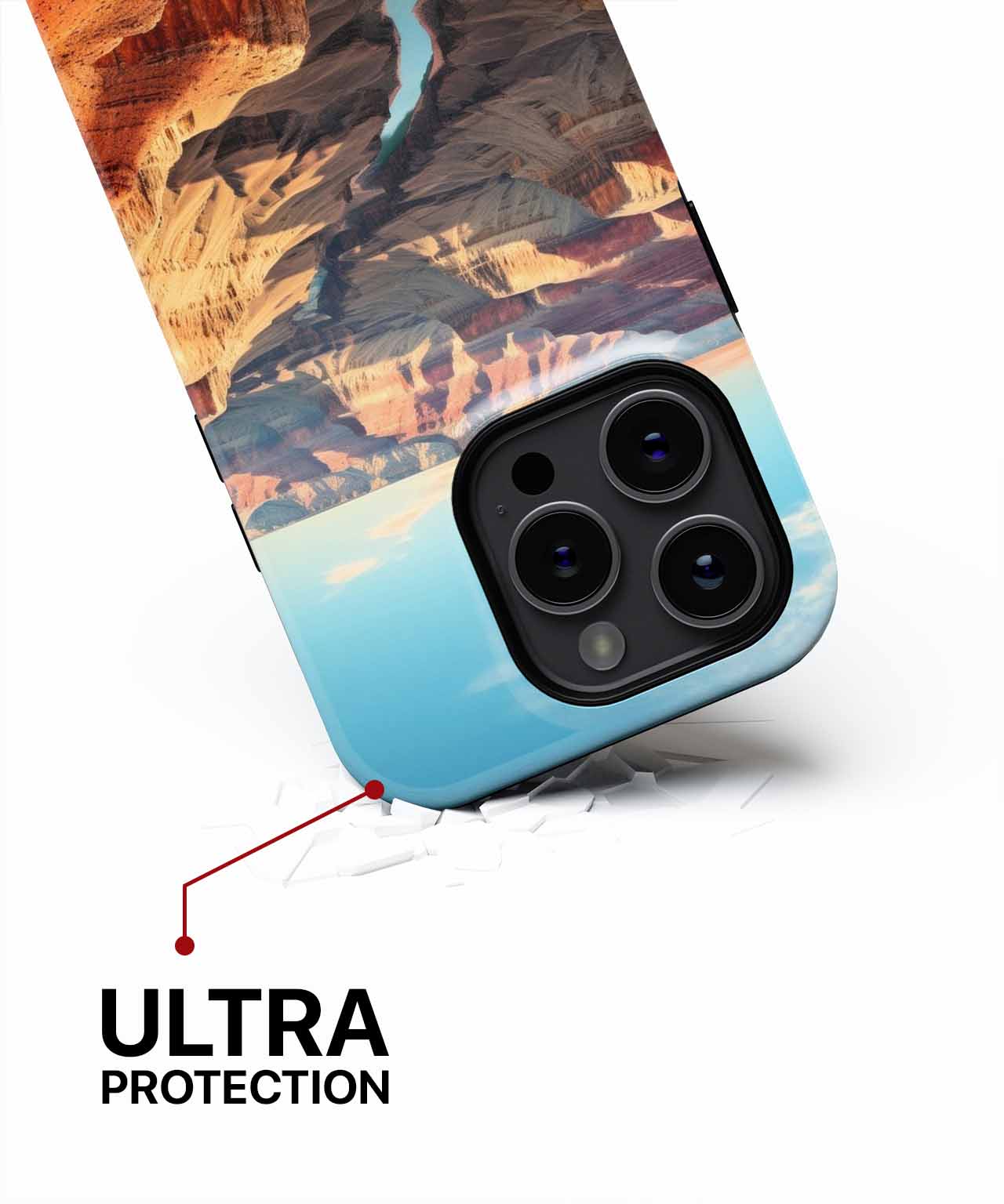 Majestic Canyon Views with Serene Waters iPhone case Case Cazify - Delivery Canada