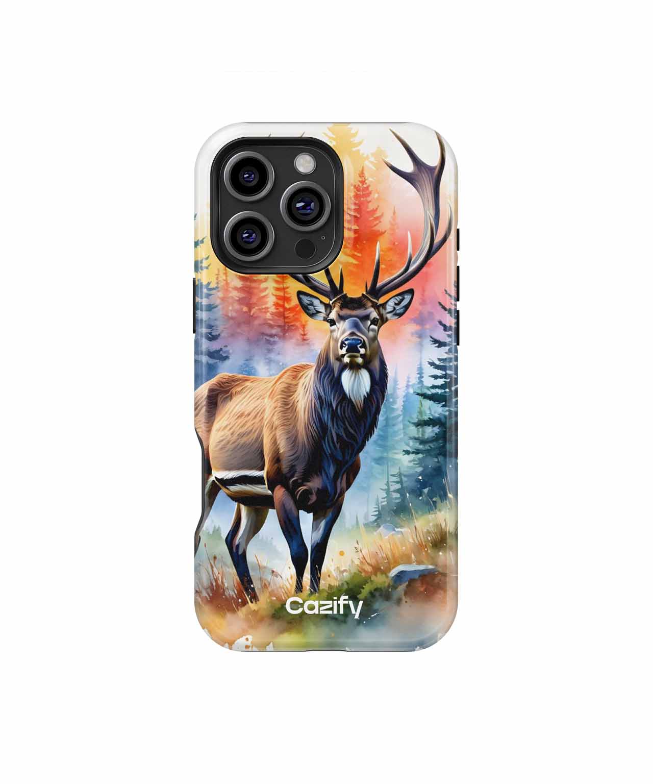 Majestic Forest King in Vibrant Colors iPhone case Case Cazify - Delivery Canada