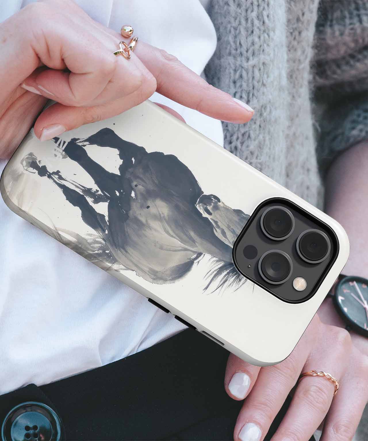 Majestic Galloping Horse in Motion iPhone case Case Cazify - Delivery Canada