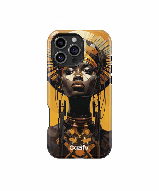 Majestic Golden Goddess with Regal Style iPhone case Case Cazify - Delivery Canada