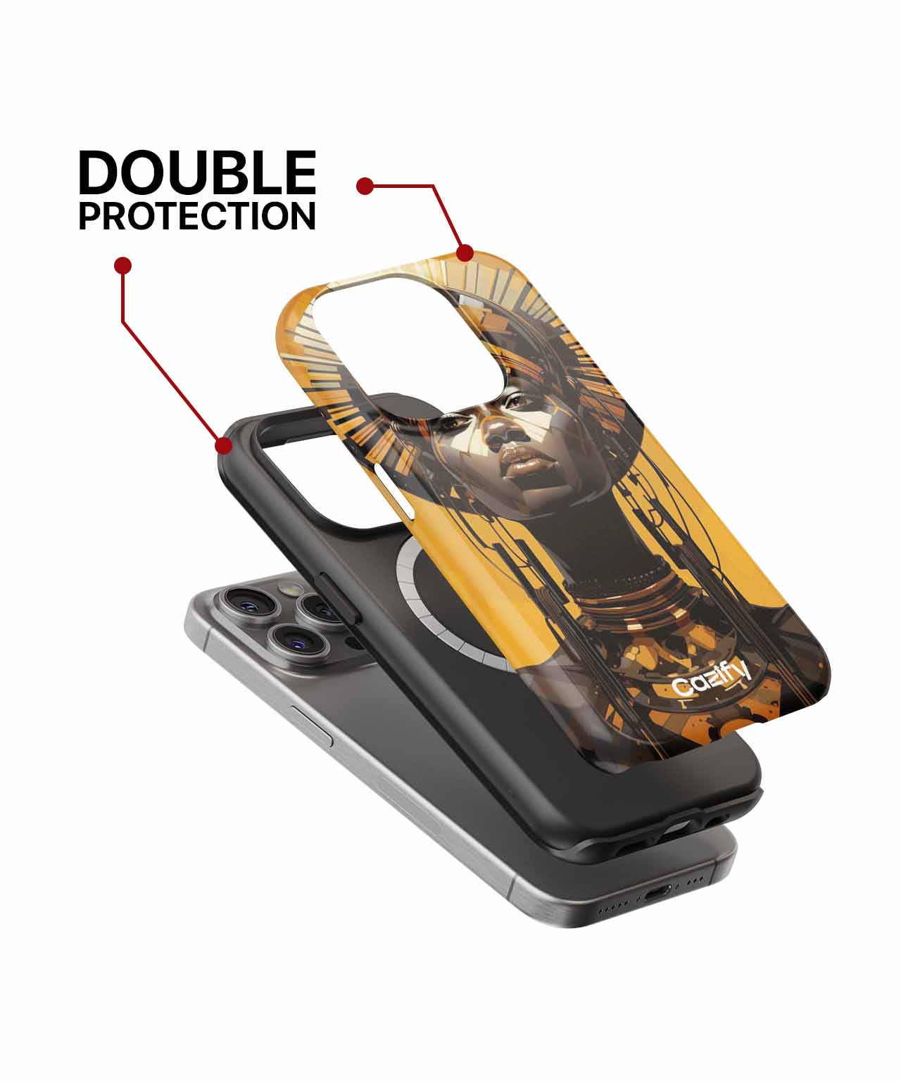 Majestic Golden Goddess with Regal Style iPhone case Case Cazify - Delivery Canada