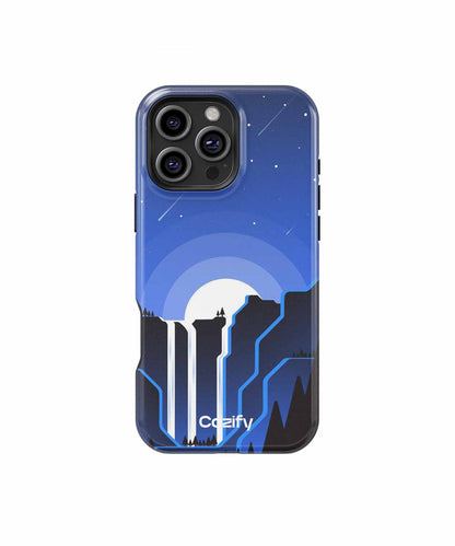 Majestic Moonlit Waterfall Adventure iPhone case Case Cazify - Delivery Canada