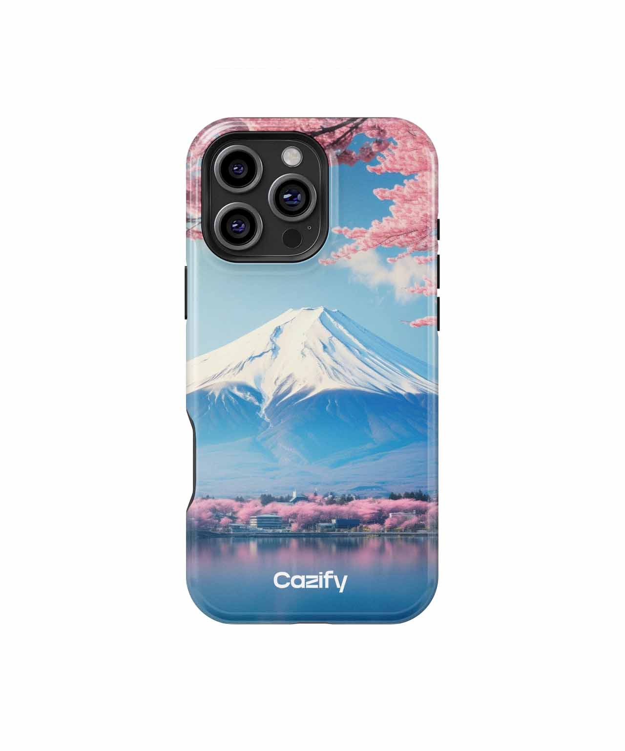 Majestic Mount Fuji Surrounded by Blossoms iPhone case Case Cazify - Delivery Canada
