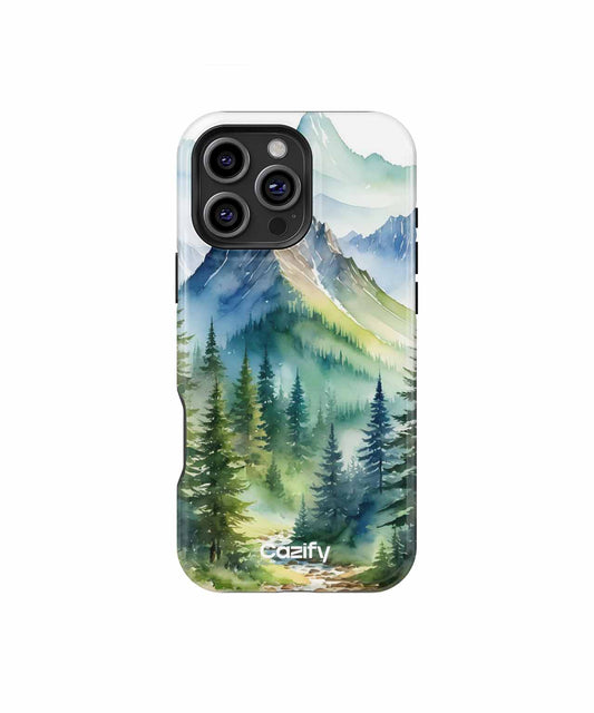 Majestic mountain retreat with a stream iPhone case Case Cazify - Delivery Canada