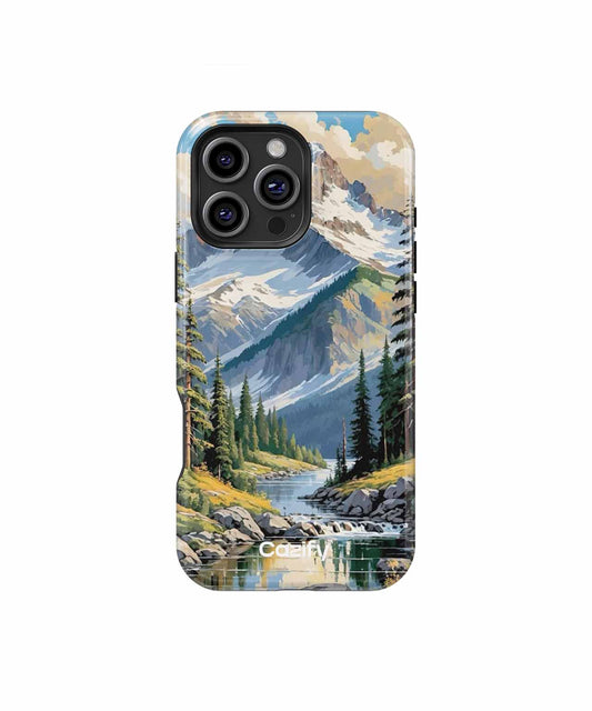 Majestic Mountain Stream Adventure iPhone case Case Cazify - Delivery Canada